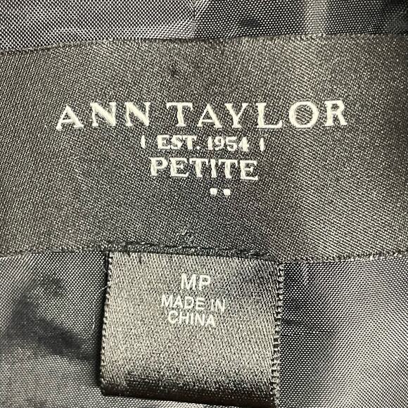Ann Taylor Factory Black Wool Blend Peacoat Jacket Size Petite M - Picture 13 of 13